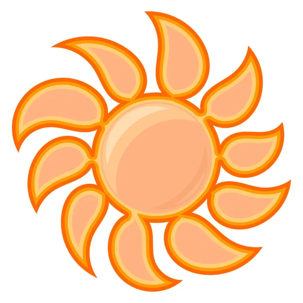 矢量太阳标志 — 图库矢量图片