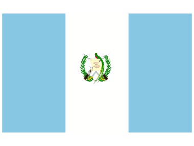 Vector illustration of the flag of Guatemala clipart