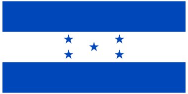 vektör çizim honduras bayrağı