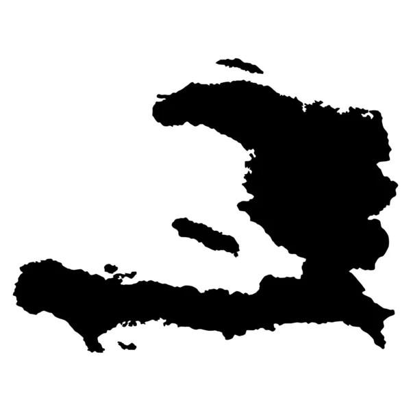 ハイチの地図のベクトル イラスト — ストックベクタ
