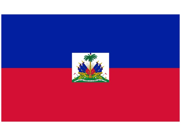 ハイチの国旗のベクトル イラスト — ストックベクタ