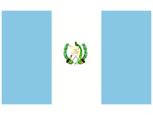 Vektoros illusztráció Guatemala zászlaja — Stock Vector
