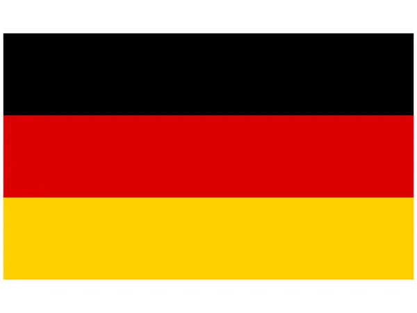 Візуальне зображення прапора Німеччини. — стоковий вектор
