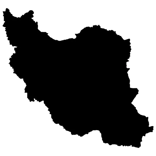 Vector illustration of maps of Iran — Stock Vector