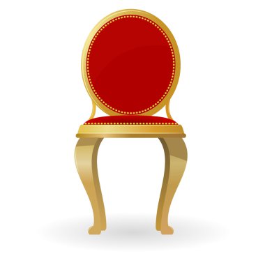 Retro chair clipart