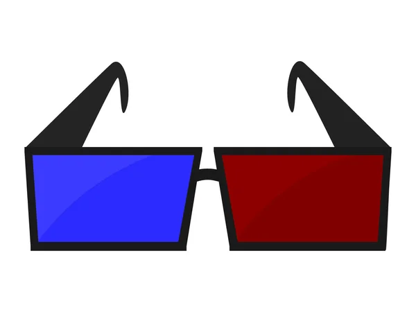 3D film brýle — Stockový vektor
