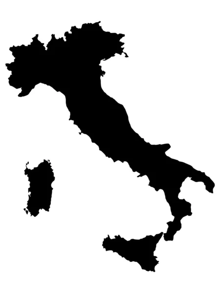 Vector ilustración de mapas de Italia — Vector de stock