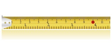 Measuring tape clipart