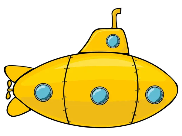 黄色潜水艇 — 图库矢量图片