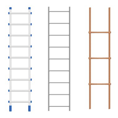 Set ladders clipart