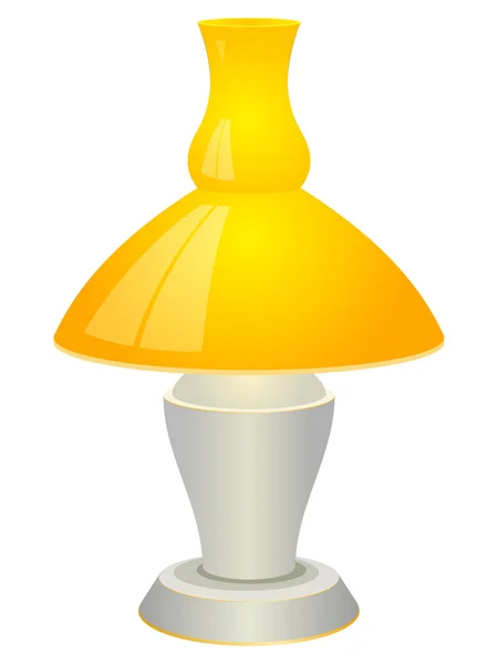 Illustratie van een tafellamp. EPS10 — Stockvector