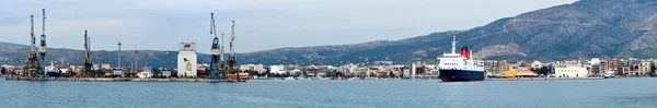 Порт Волос, панорамный вид — стоковое фото