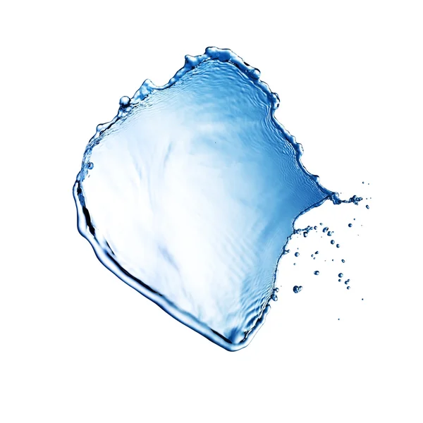 Water splash isolated on white — Stock Photo, Image