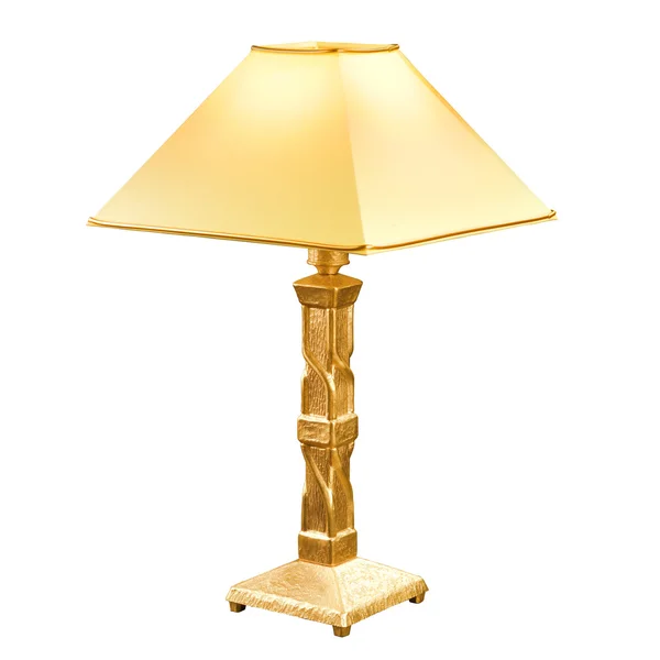 Lámpara de mesa Vintage aislada en blanco —  Fotos de Stock