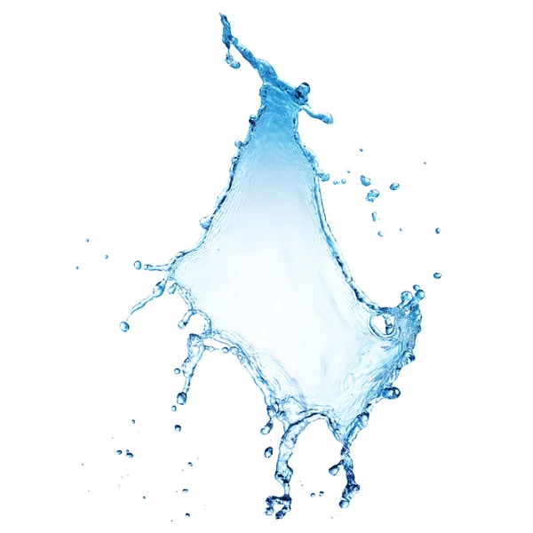 흰색에 분리되어 있는 물 — 스톡 사진