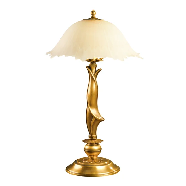 Lámpara de mesa Vintage aislada en blanco —  Fotos de Stock