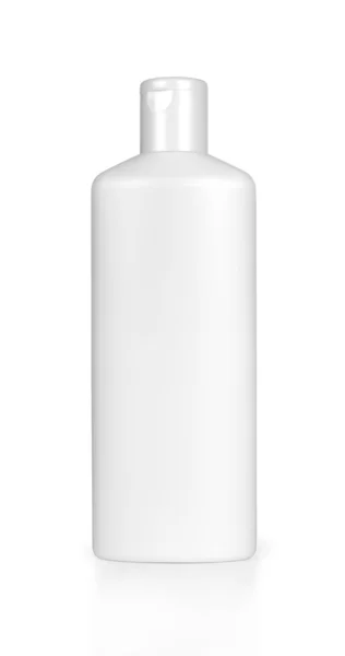 Flacone shampoo bianco — Foto Stock