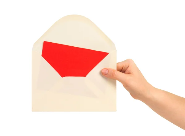 Letter in hand — Stock Photo, Image