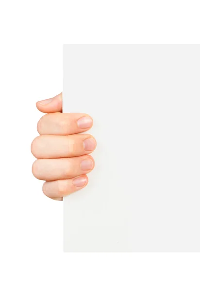 Papel de mão — Fotografia de Stock