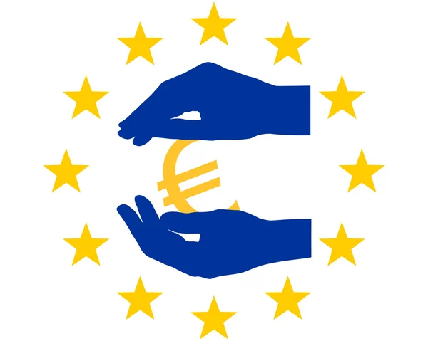 Bescherming van de euro — Stockfoto