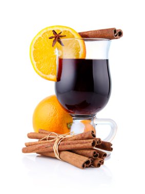 baharat beyaz izole mulled şarap