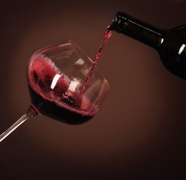 Red wine clipart