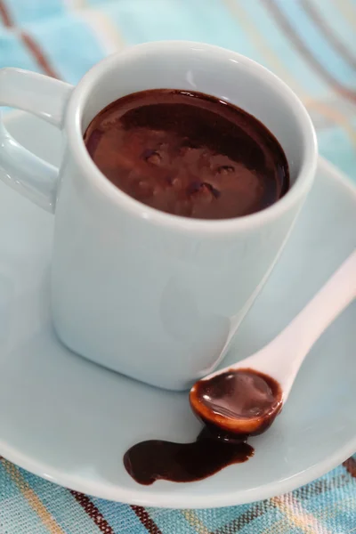 Чашка горячего шоколада или какао — стоковое фото