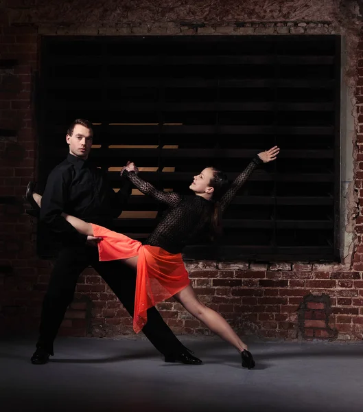 Tango dansare i aktion — Stockfoto