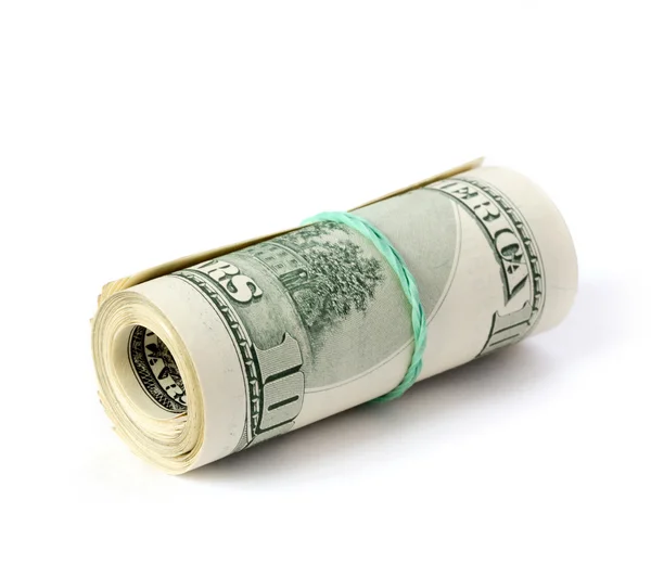 Folded dollars — Stock Photo, Image
