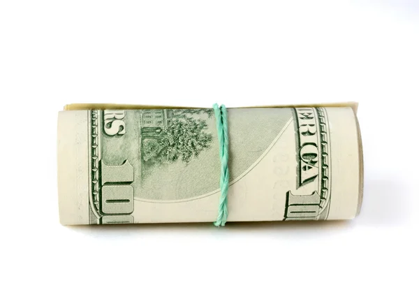 Διπλωμένο δολάρια — Φωτογραφία Αρχείου
