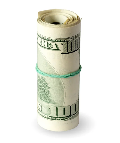 Folded dollars — Stock Photo, Image