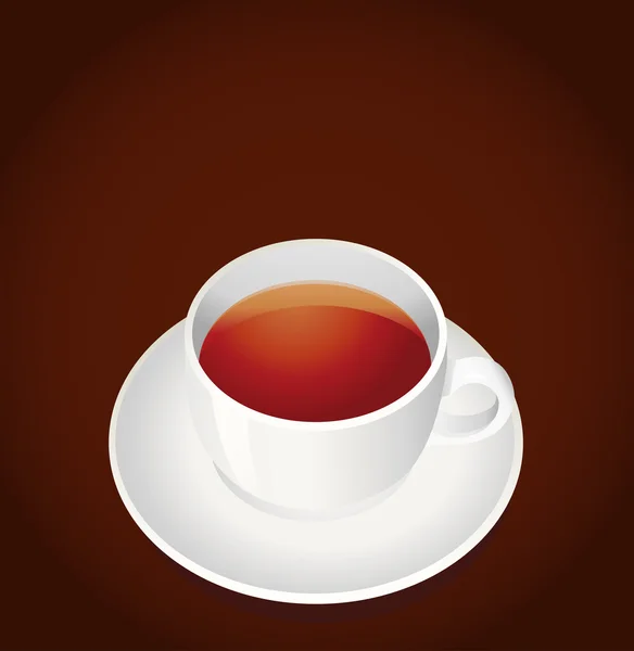 Cup of tea — Stock Vector