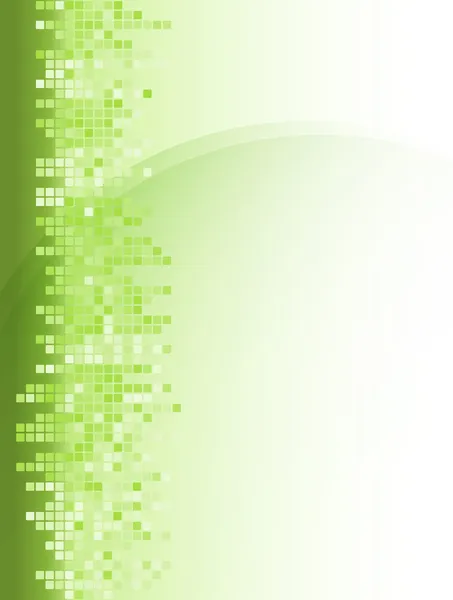 Abstrato verde fundo quadrado — Vetor de Stock