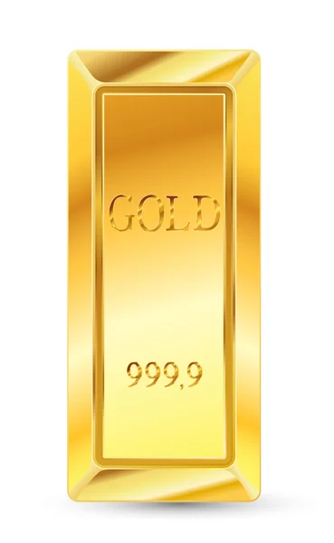 Golden bars — Stock Vector
