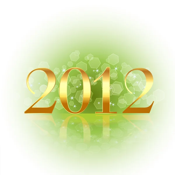 2012 year card — Stock Vector