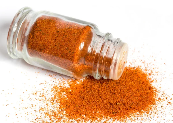 Spices in glass bottle — Stock Photo, Image