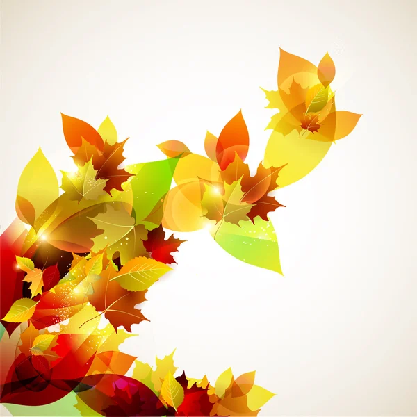 Fondo de otoño . — Vector de stock