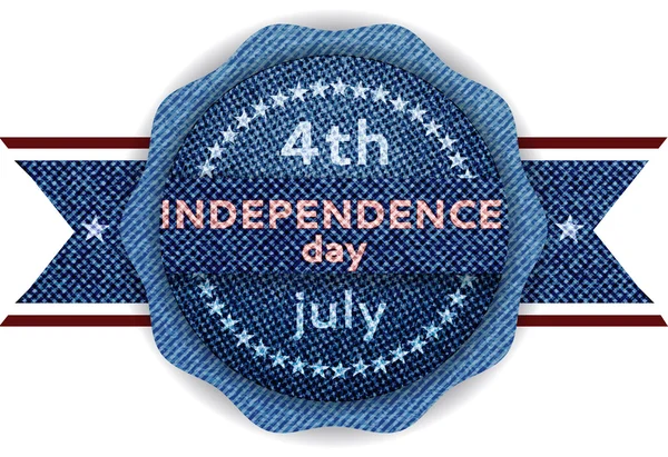 Július 4 Independence day banner Stock Vektor