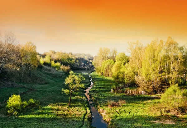 Beautiful morning landscape — Stock Photo, Image