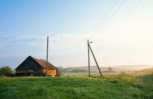 Russian rural landscape — Stock Photo, Image