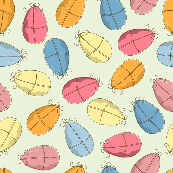 Easter pattern seamless — Stock Vector