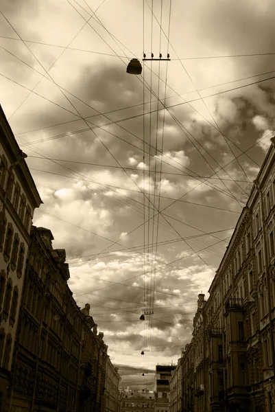 stock image Pushkinskaya street in Saint-Petersburg