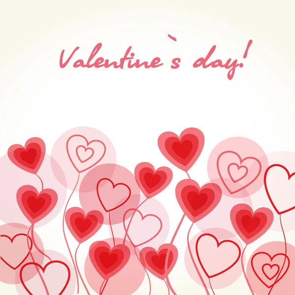 Ročenka s valentýnskými srdci — Stockový vektor