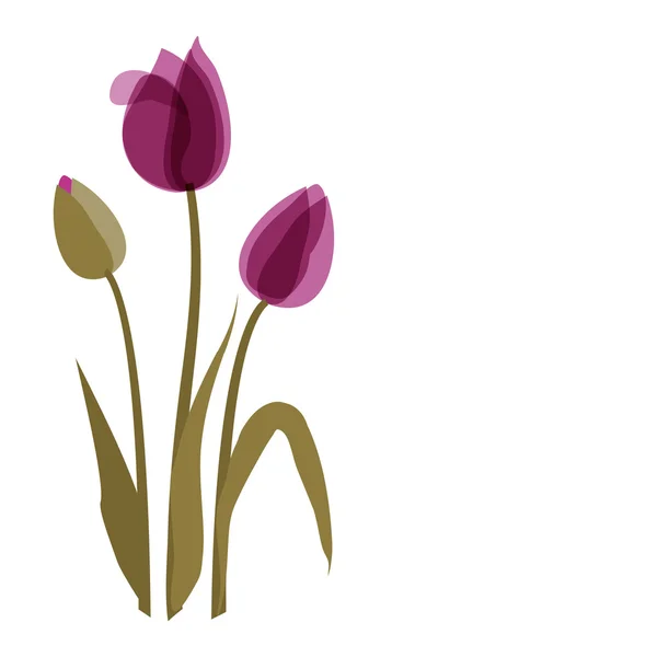 Фіолетовий квіткові фону — стоковий вектор