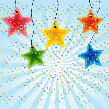 Star holiday arka plan