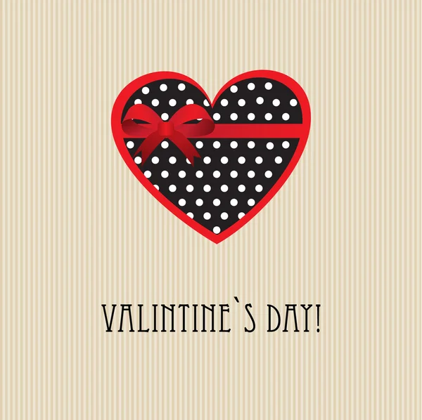 Tarjetas de San Valentín con corazones y lugar para tu texto . — Vector de stock