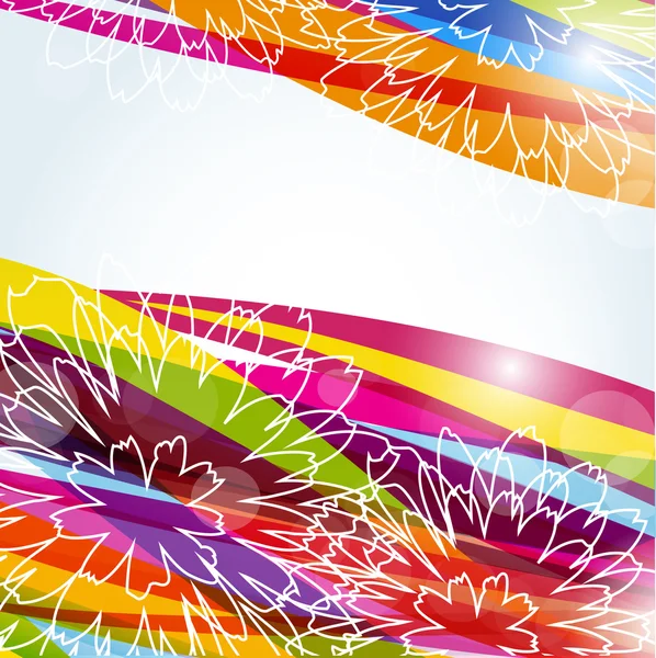 Abstrato fundo de verão multicolorido — Vetor de Stock