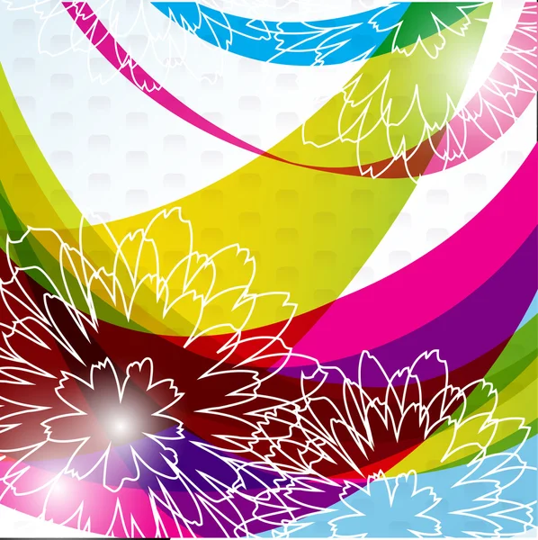Абстрактный многоцветный летний фон — стоковый вектор