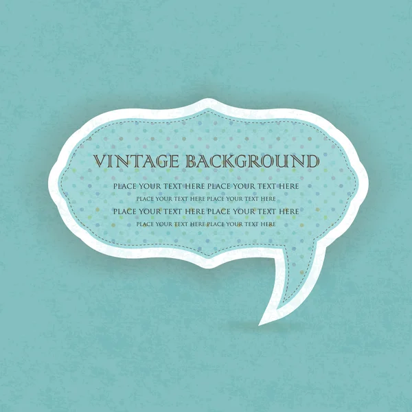 Cadre vintage avec place pour le texte — Image vectorielle