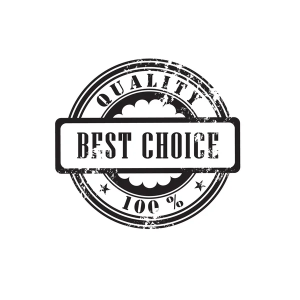 Резиновая марка "Лучший выбор" в векторном формате — стоковый вектор